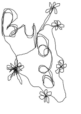 scribble abstract pen