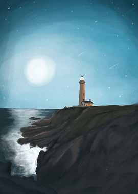 Lighthouse at the Sea