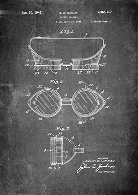 Safety Glasses Patent