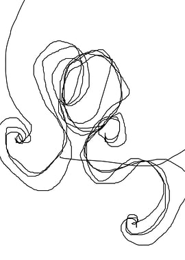 scribble abstract pen