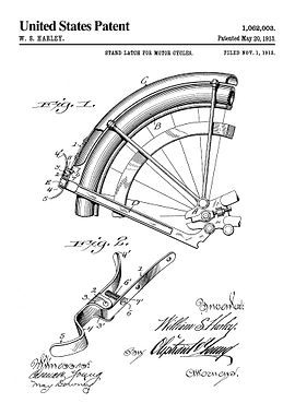 1913 motor cycle stand