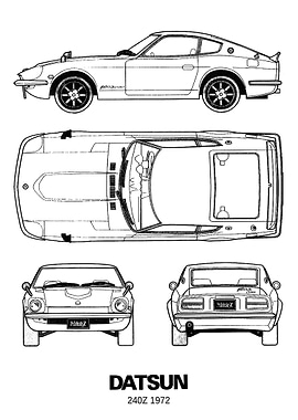 BNW Datsun 240Z 1972
