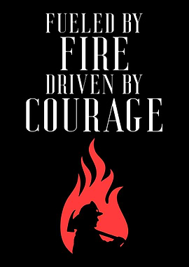 Firefighters fiery coura