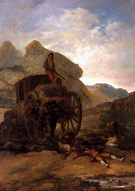 Goya Asalto de ladrones