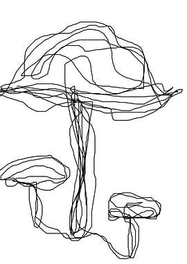 scribble abstract pen