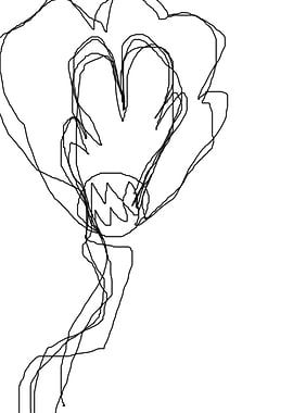 scribble abstract pen