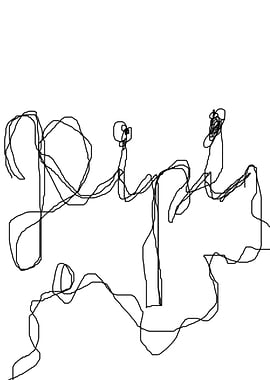 scribble abstract pen