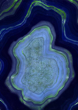 Blue Malachite Texture 06