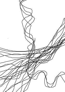 original abstract scribble