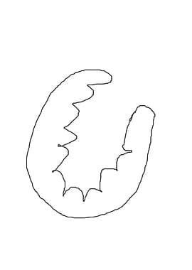 original abstract pen line