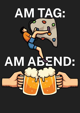 Klettern Am Tag Am Abend