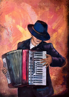 Accordion musician
