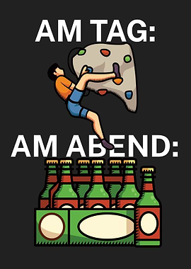 Klettern Am Tag Am Abend