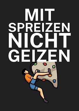 Mit spreizen nicht geizen