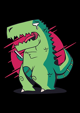 Funny TRex cell phone gift