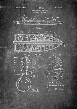Submarine Vintage Patent