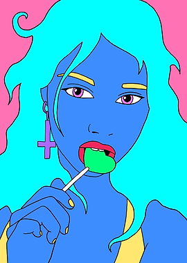 Lollipop Girl Psycadelic