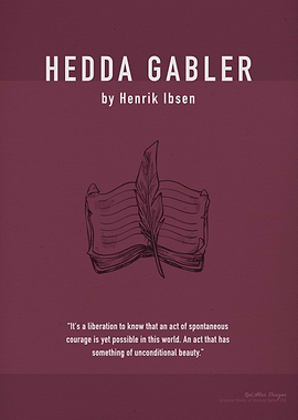 Hedda Gabler Book Art