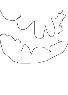 original abstract pen line