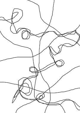 original abstract scribble