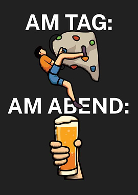 Klettern Am Tag Am Abend