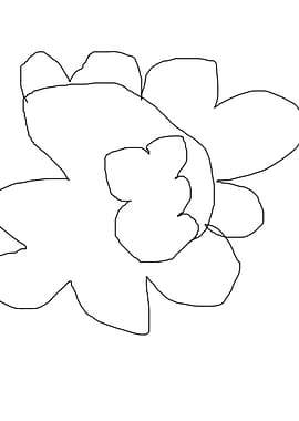 original abstract pen line