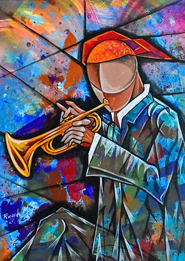 Jazz trumpeter