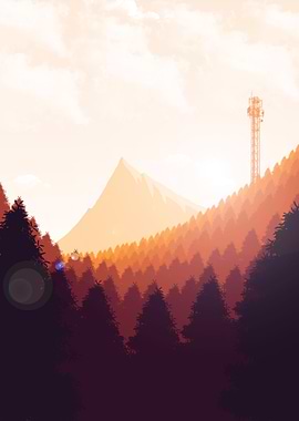 Sunset Illustration