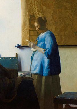 Woman Reading a Letter
