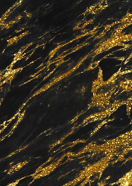 Black Gold Marble 03