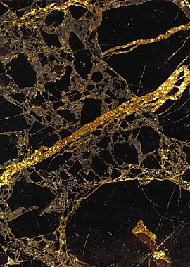 Black Gold Marble 02