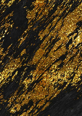 Black Gold Marble 04