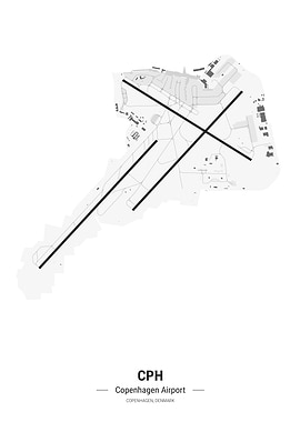 Copenhagen Airport Map