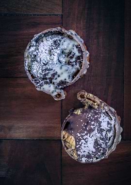 Chocolate pastry swirls