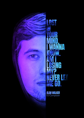 Alan Olav Walker Text Art