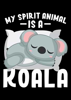Spirit Koala Animal Sleep
