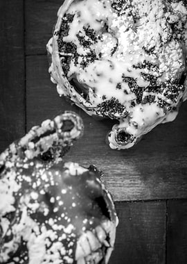 Chocolate pastry swirls