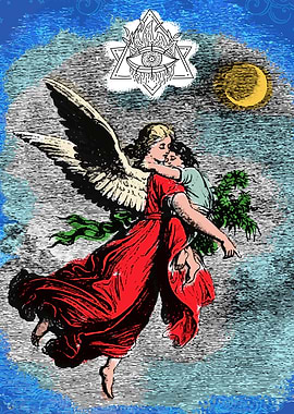 Vintage alchemy engraving