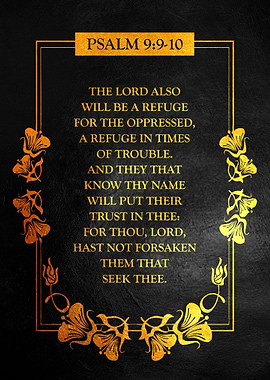 Psalm 9 9 10