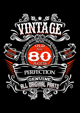 Vintage 80th Birthday 1940