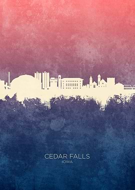 Cedar Falls Skyline Iowa