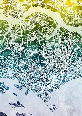 Singapore City Map