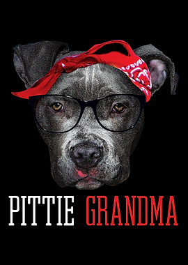 Pittie Grandma Granny Pitb