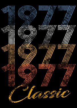 Vintage 77 40 Years Old 4