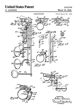 1936 saxophone patent