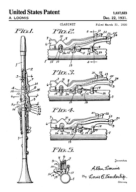 1931 Clarinet patent