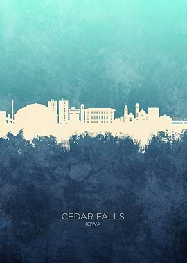 Cedar Falls Skyline Iowa