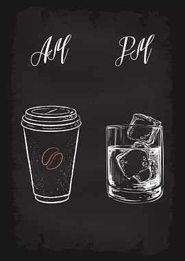 AM Coffee PM Whisky