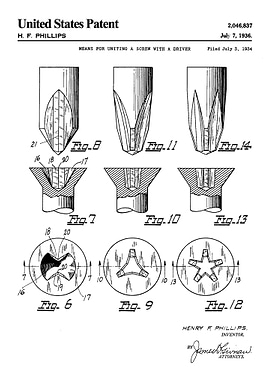 1936 screw driver patent