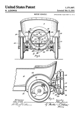 1916 motor vehicle patent